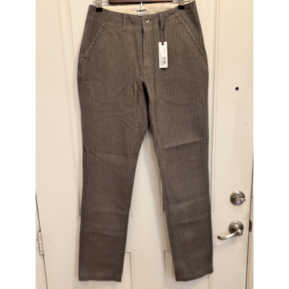 Taylor Stitch the Morse Pant herringbone twill dark olive 30 x 33 Organic cotton